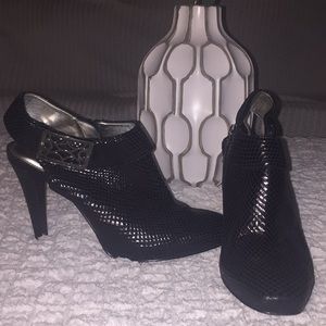 Black Calvin Klein Booties